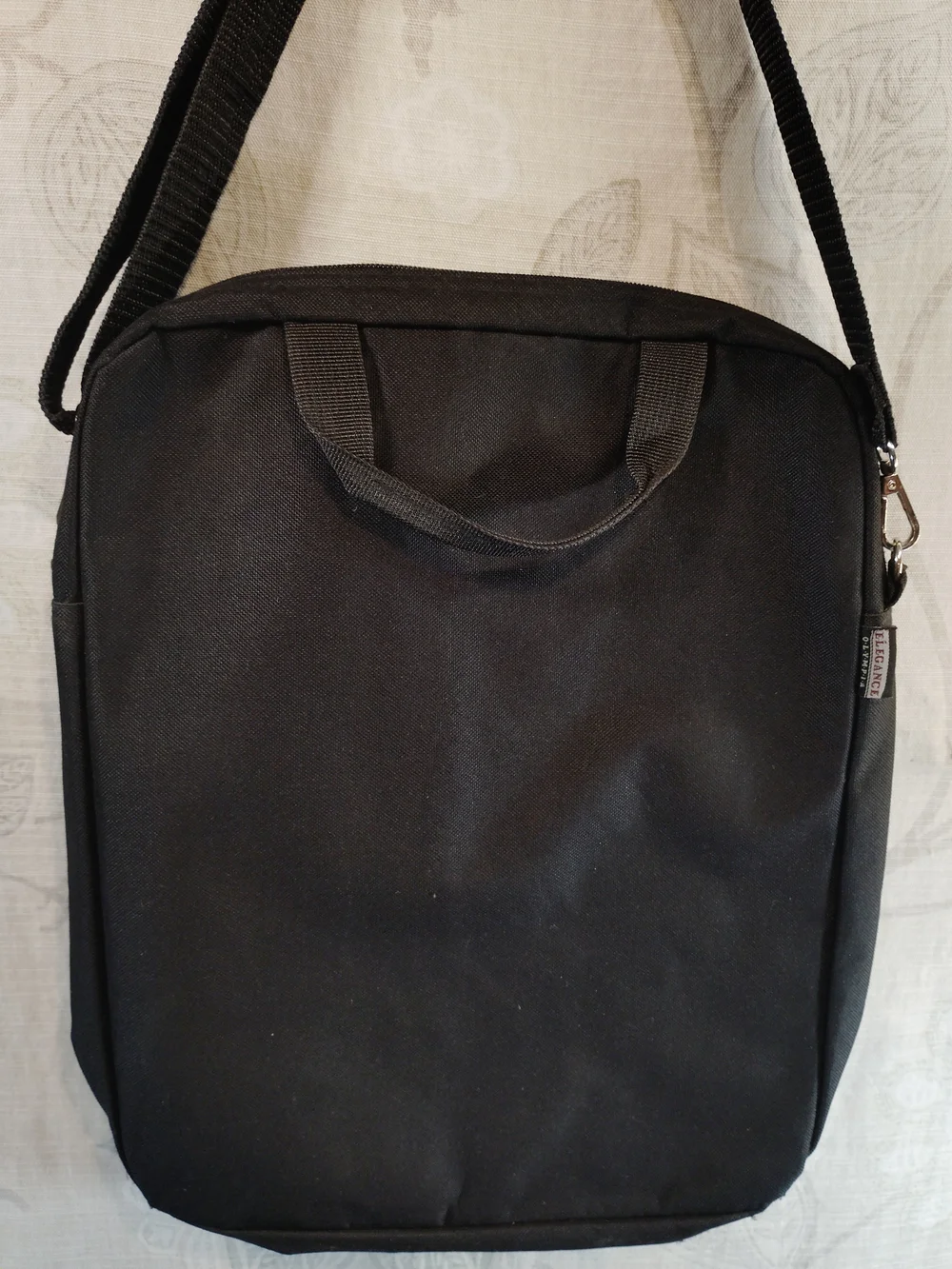 Elegance Stylish Black  Laptop/Messenger Bag W/Shoulder Strap